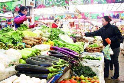 批发市场蔬菜价格有所上涨